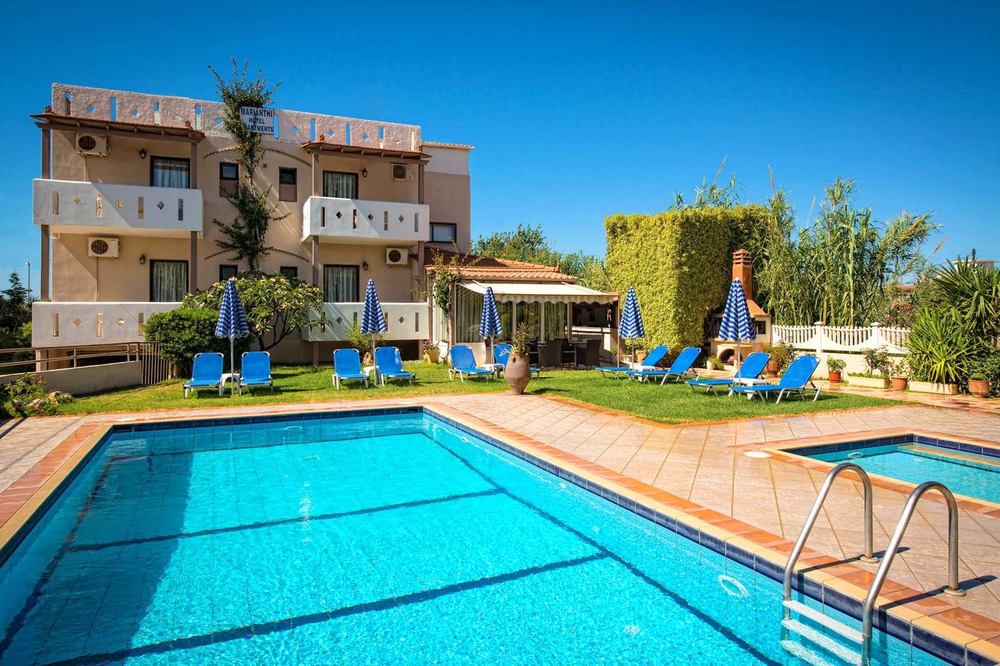 Trefon Hotel Apartments - Platanes, Crete - On The Beach