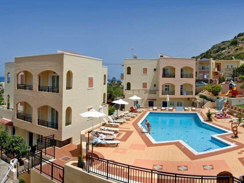 Rainbow Apartments Stalis, Crete On The Beach