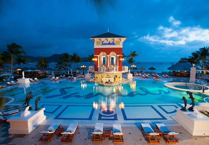 Sandals Grande St Lucia Spa Beach Resort Adults Only Pigeon