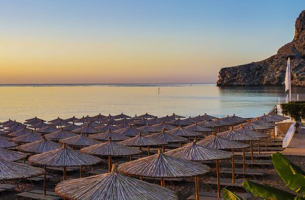 Blue Sea Island Resort - Kolymbia, Rhodes - On The Beach