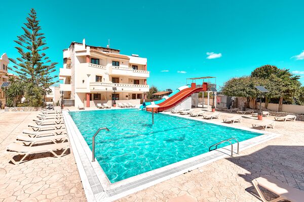 St. Constantin Hotel - Gouves, Crete - On The Beach