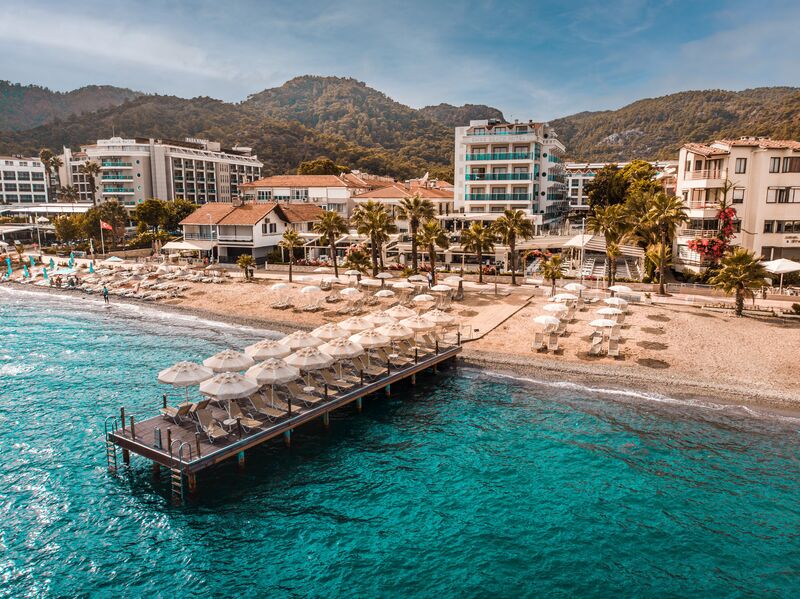 Emre Beach Hotel & Emre Annexe - Marmaris, Dalaman - On The Beach