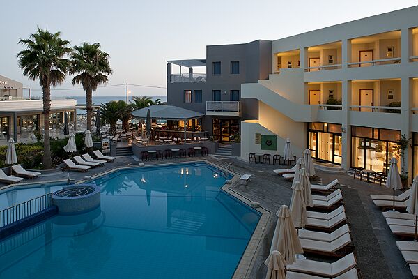 Pearl Beach Hotel - Rethymnon, Crete - On The Beach