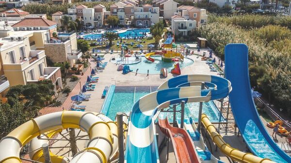 Chrispy Waterpark Resort - Kolymvari, Crete West - On The Beach