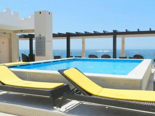 Algar Apartments And Hotel Armacao De Pera Costa De Algarve On The Beach